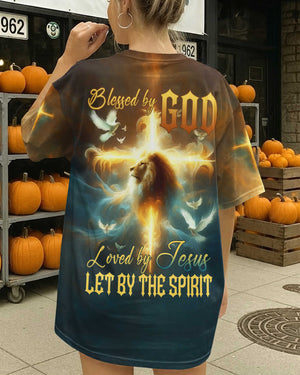 Blessed By God Loved By Jesus Let By The Spirit Shirt
