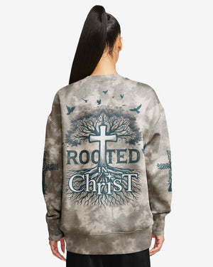 Rooted In Christ All Over Print Sweater