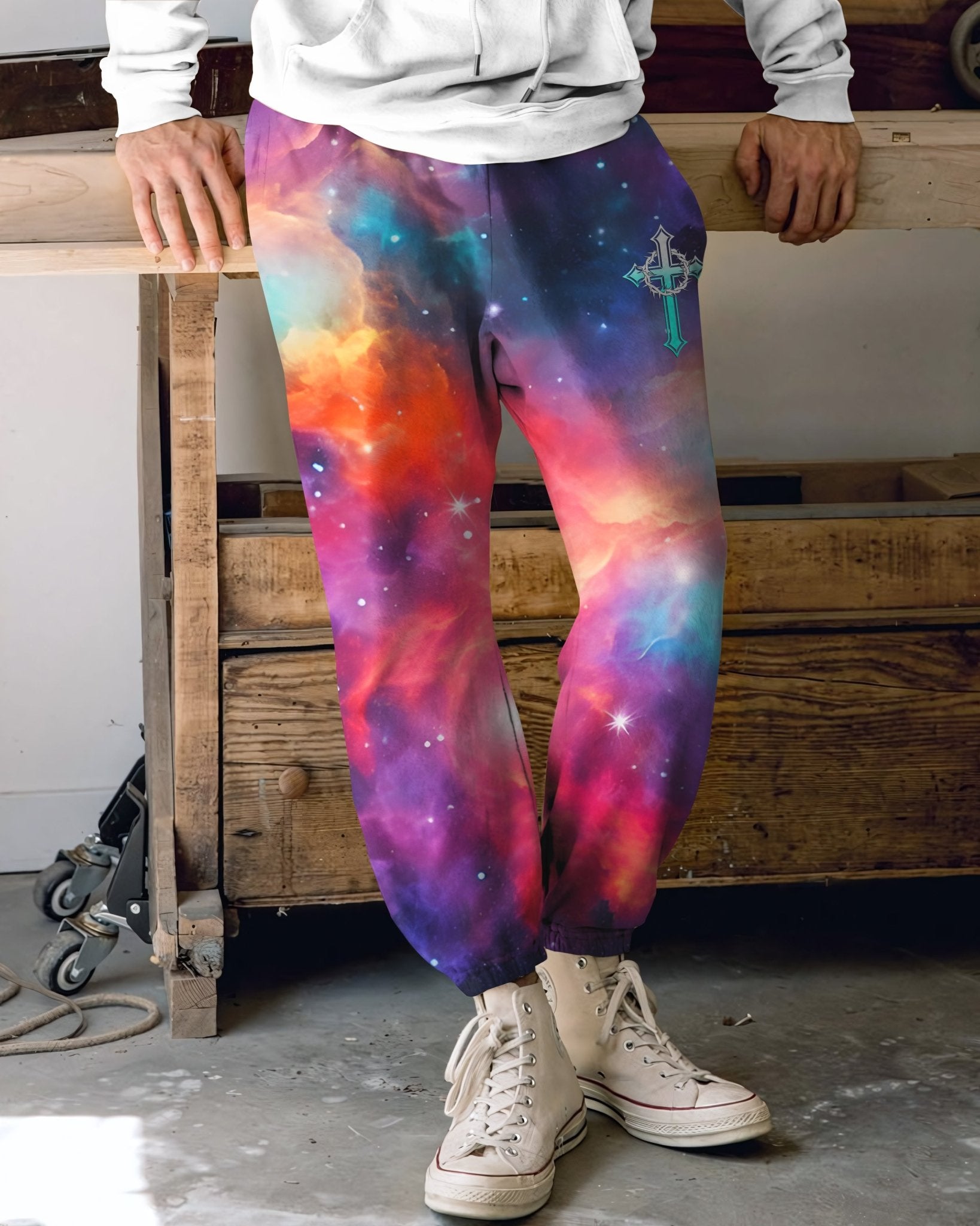 They Will Soar On Wings Like Eagles All Over Print Jogger Pants