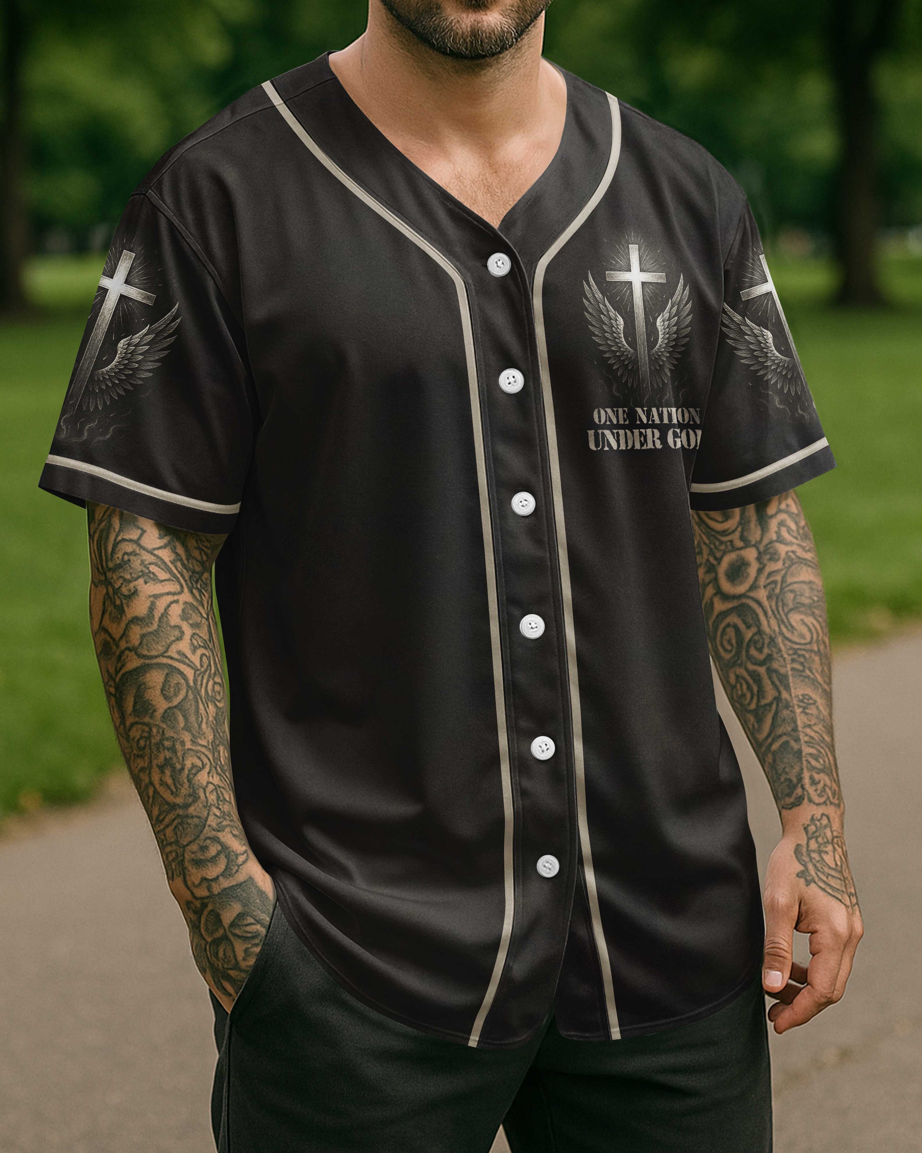 One Nation Under God All Over Print Jersey