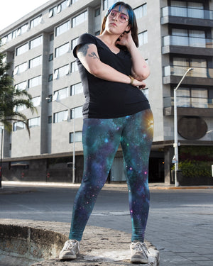 Whoever Drinks The Water I Give Them Will Never Thirst All Over Print Leggings