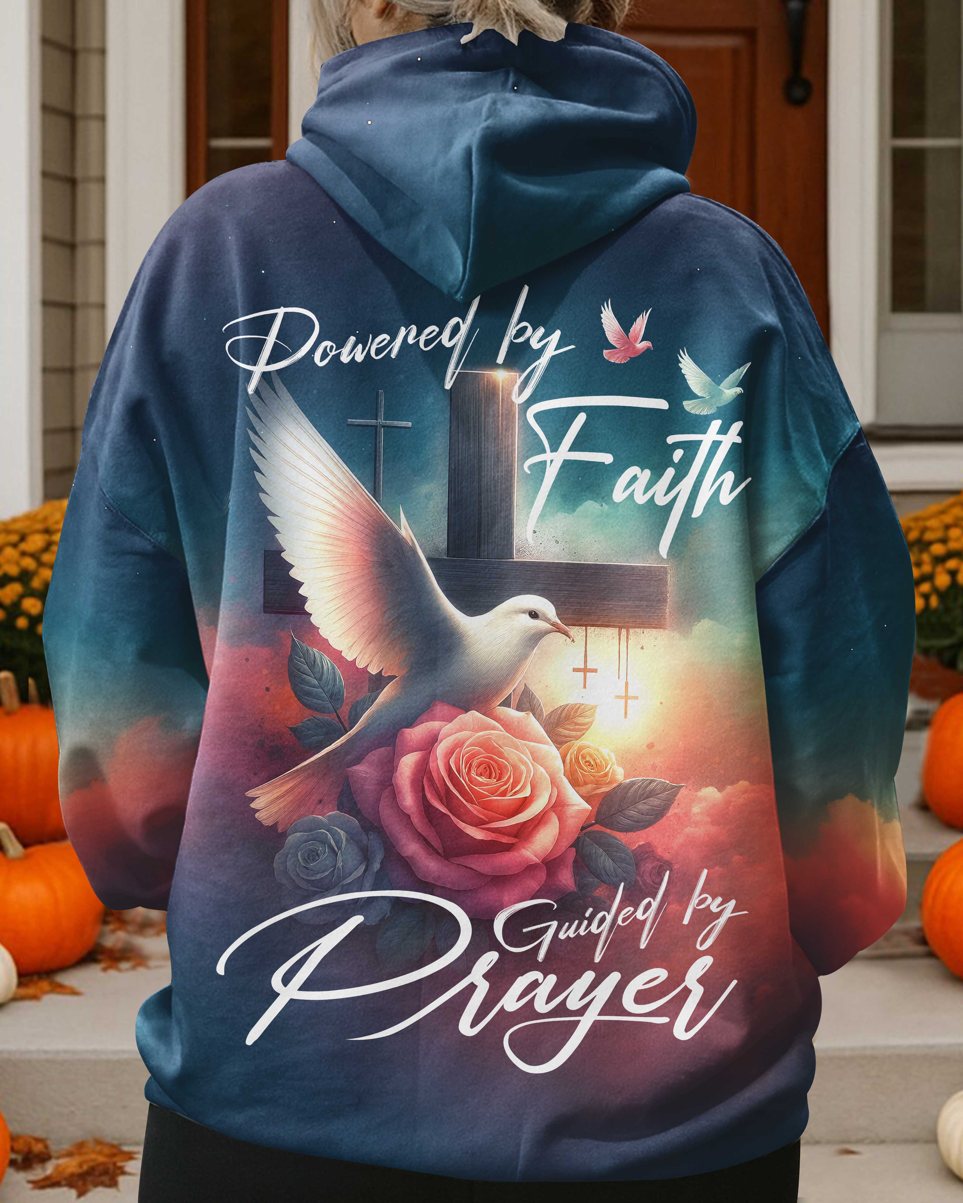 Powered By Faith Guided By Prayer Shirt