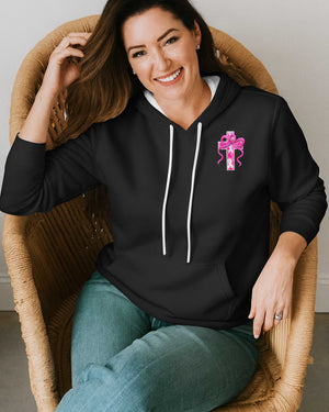 In October Our Cross Glows Pink Hoodie