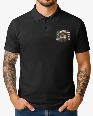 Guided By Faith Forged By Duty All Over Print Polo