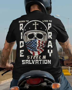 Born To Ride All Over Print T-Shirt