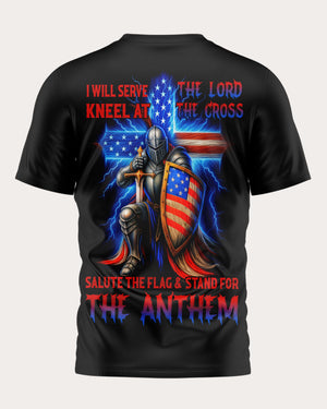 I Will Serve The Lord All Over Print T-Shirt