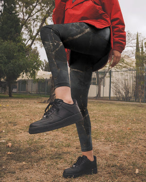 Death Could Not Hold Him All Over Print Leggings