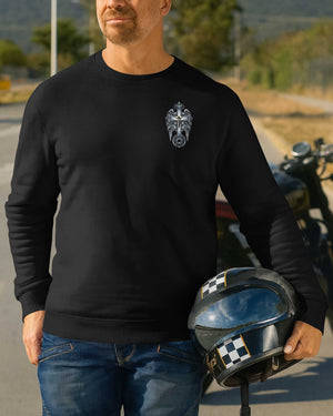 I Am A Simple Man I Like Motorcycles And Believe In Jesus Sweater