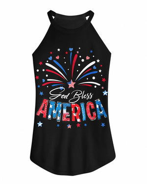 God Bless America Rocker Tank Top