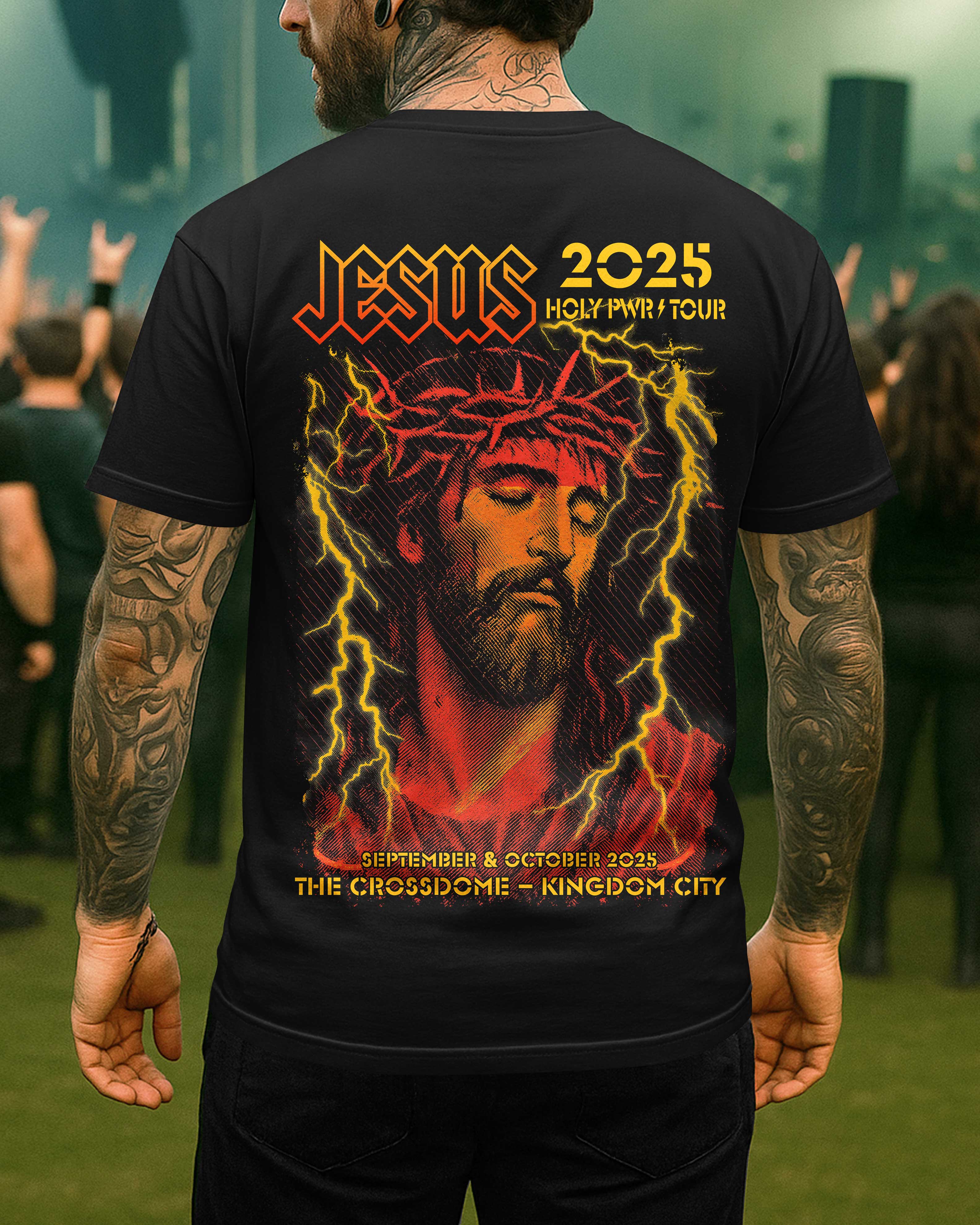 Jesus Holy Pwr Tour The Crossdome Kingdom City Shirt
