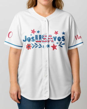 Jesus Saves All Over Print Custom Jersey