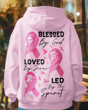 Blessed By God Loved By Jesus Led By The Spirit All Over Print Hoodie