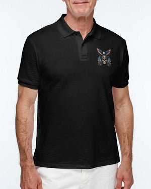 God Created All Men Equally But Only The Finest Are Chosen To Be Veterans All Over Print Polo