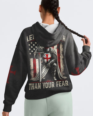 Let Your Faith Be Bigger Than Your Fear All Over Print Hoodie