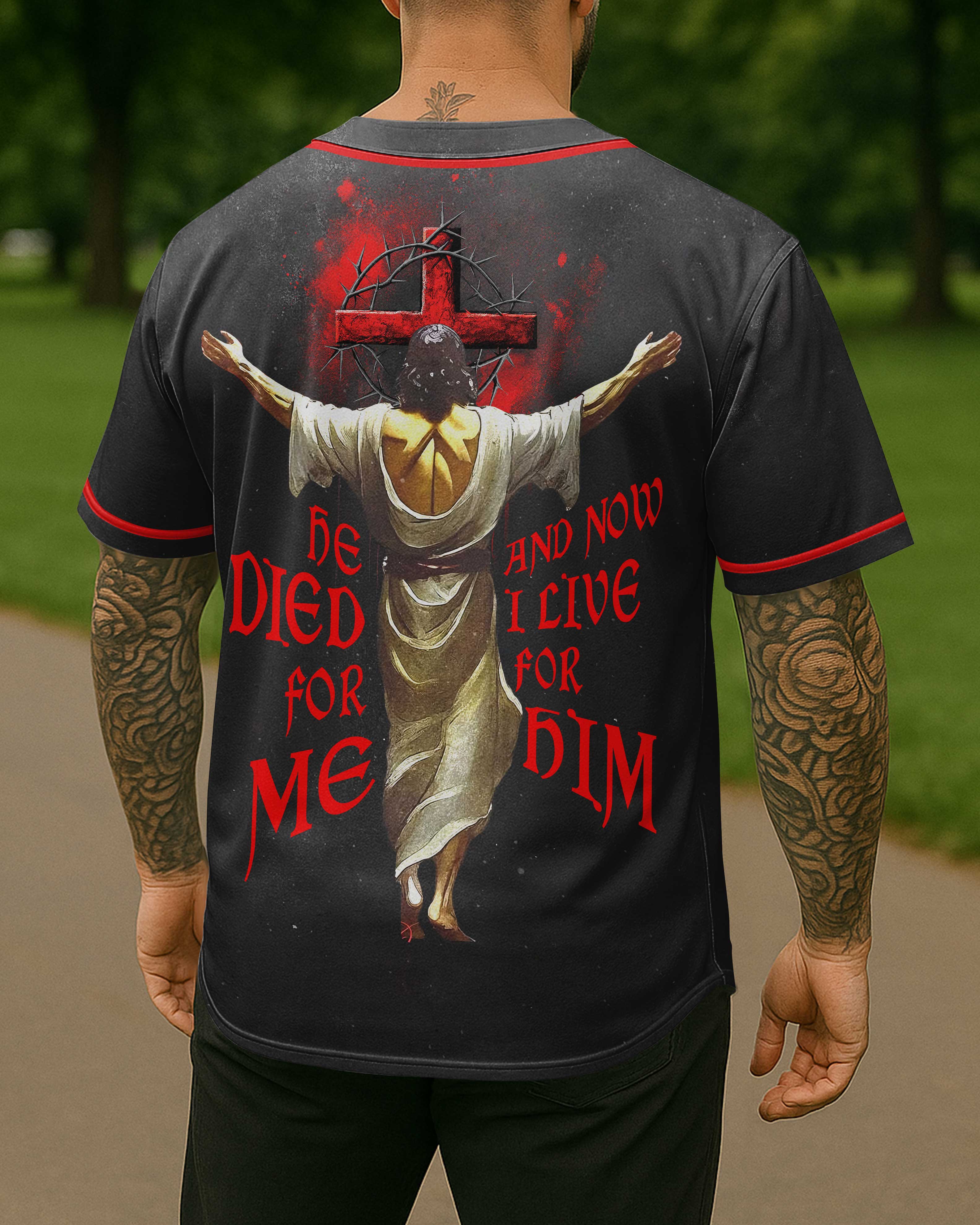 He Died For Me All Over Print Jersey