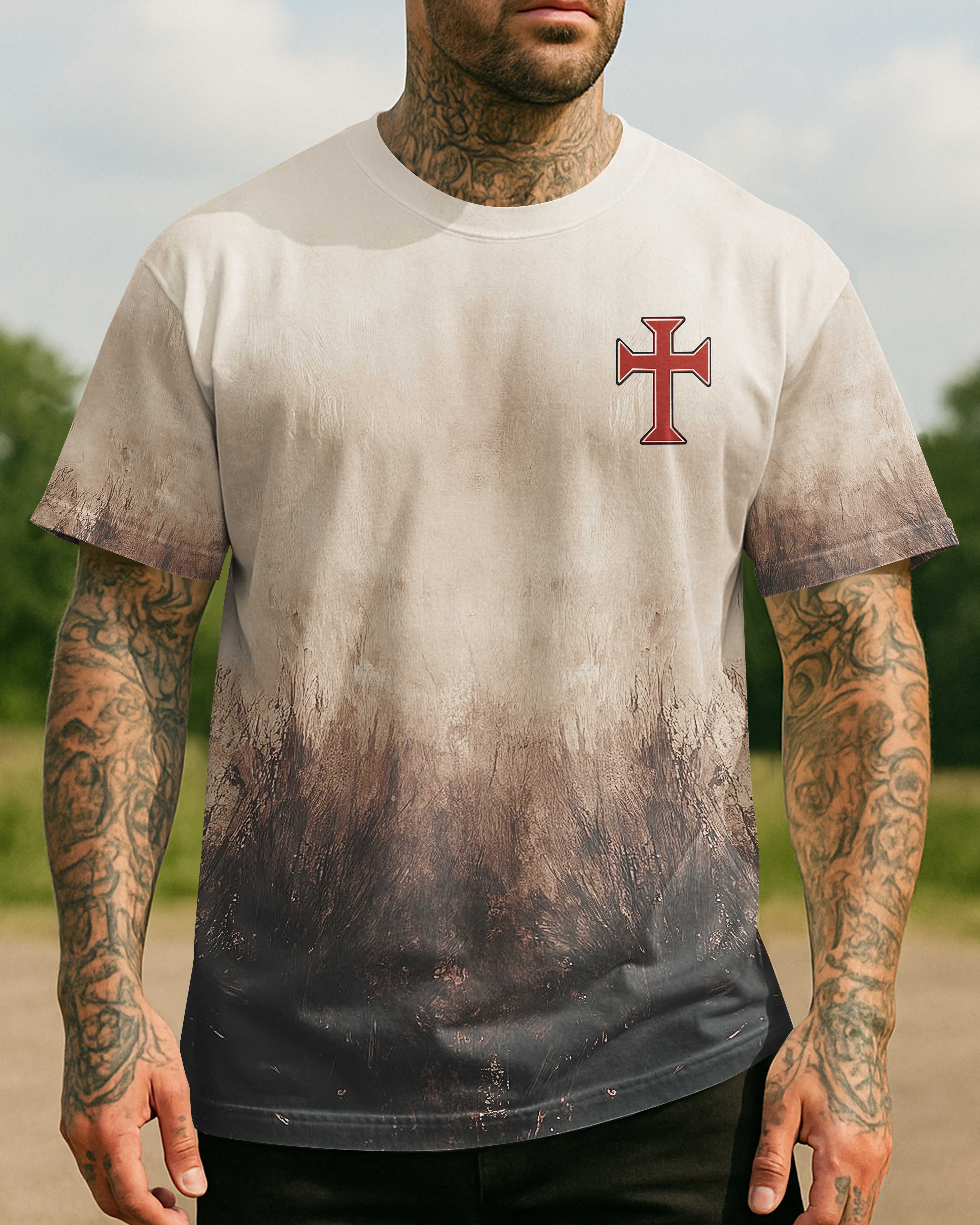 The Devil Caught Me All Over Print T-Shirt