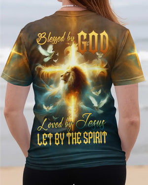 Blessed By God Loved By Jesus Let By The Spirit Shirt