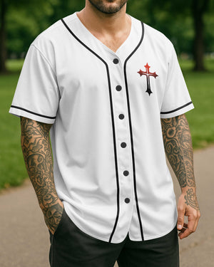 Never Underestimate A Man Who Prays And Rides All Over Print Jersey