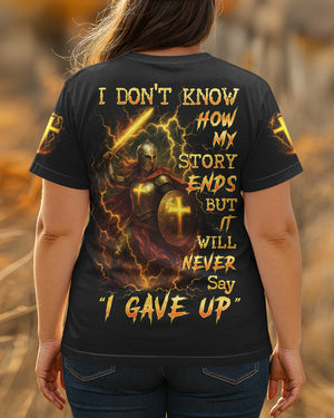 I Don't Know How My Story Ends All Over Print T-Shirt