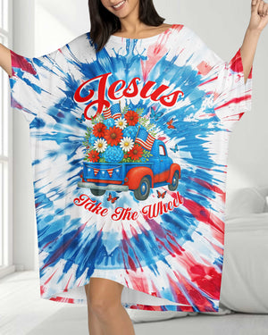 Jesus Take The Wheel All Over Print Sleep Tee