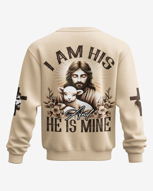 I Am His And He Is Mine All Over Print Sweater