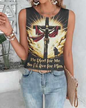 He Died For Me So I'll Live For Him All Over Print Shirt