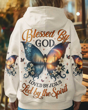 Blessed By God Loved By Jesus Led By The Spirit Shirt