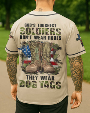 God's Toughest Soldiers Don't Wear Robes Jersey