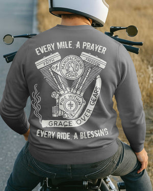 Every Mile A Prayer All Over Print Sweater