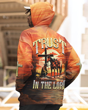 Trust In The Lord All Over Print Zip Hoodie