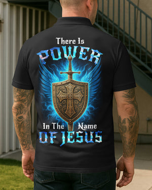 There Is Power All Over Print Polo