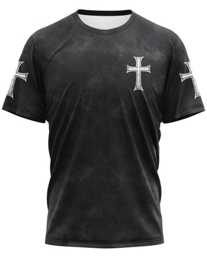 Two Wheels One Cross Eternal Freedom T-Shirt