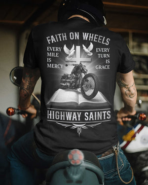 Faith On Wheels All Over Print T-Shirt