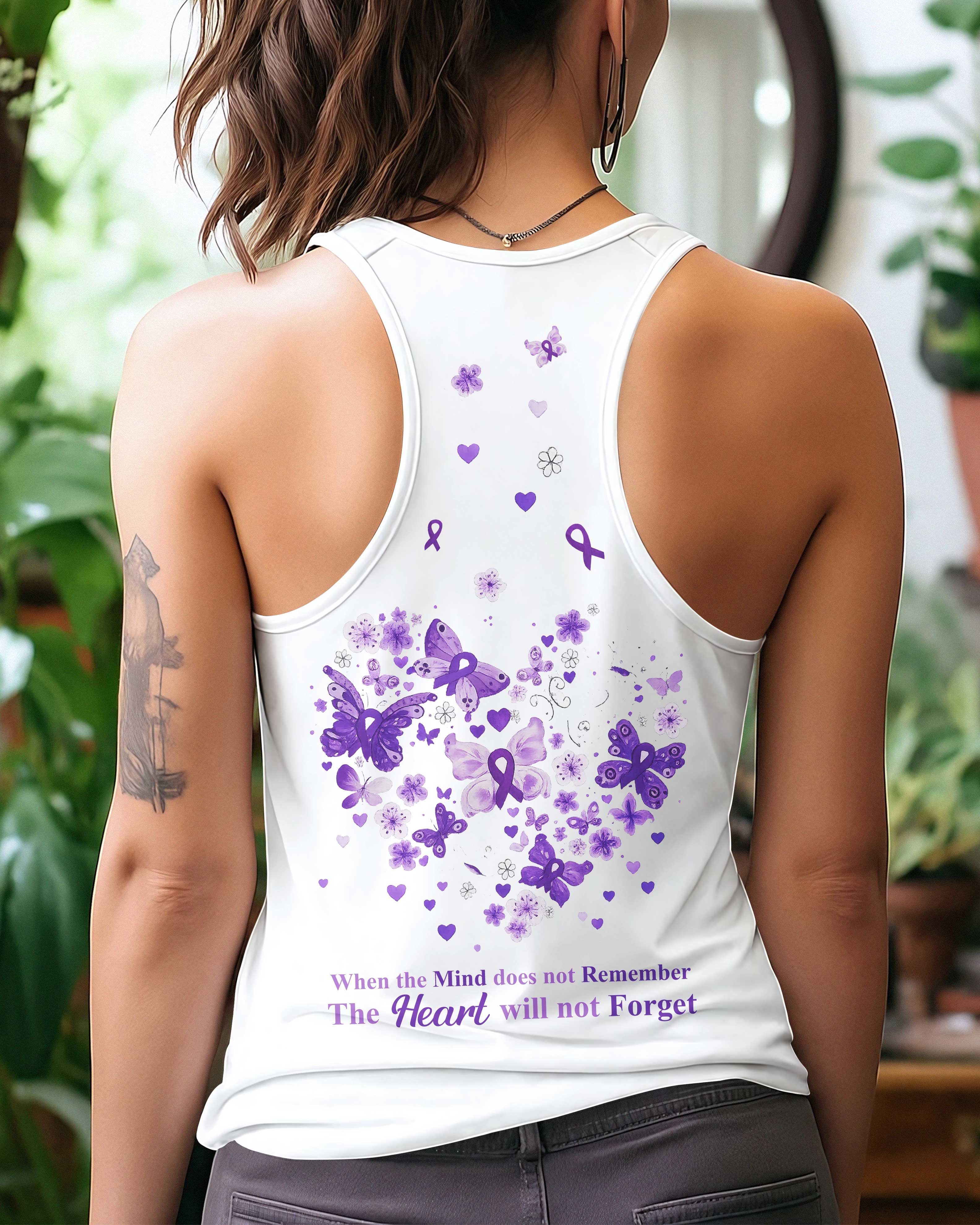 When The Mind Does Not Remember Racerback Tank Top