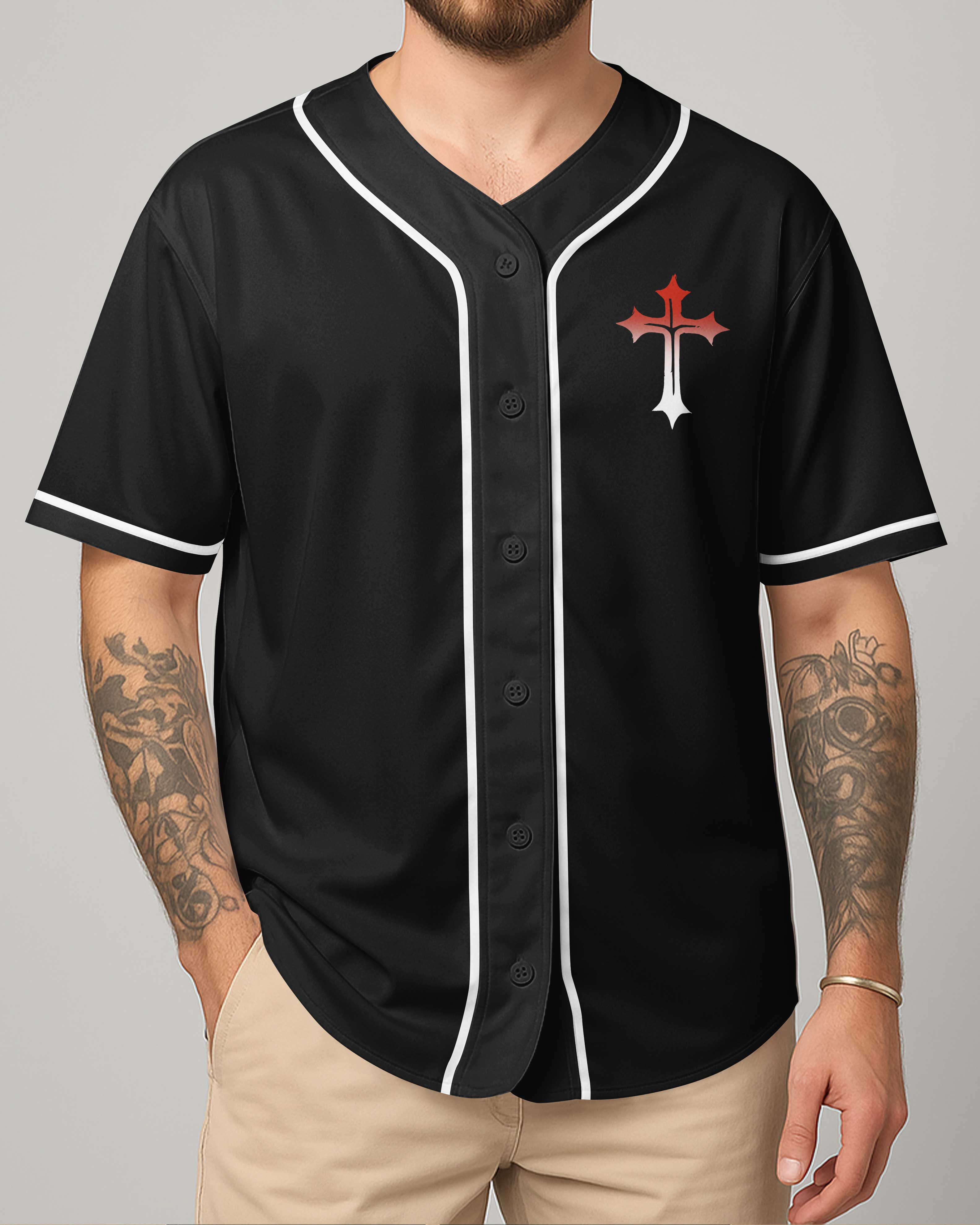 Never Underestimate A Man Who Prays And Rides All Over Print Jersey