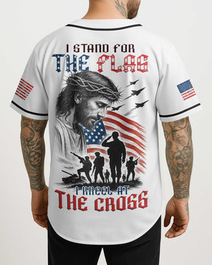 I Stand For The Flag I Kneel At The Cross Jersey
