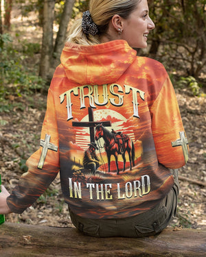 Trust In The Lord All Over Print Zip Hoodie