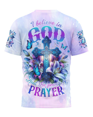 God And The Power Of Prayer All Over Print T-shirt