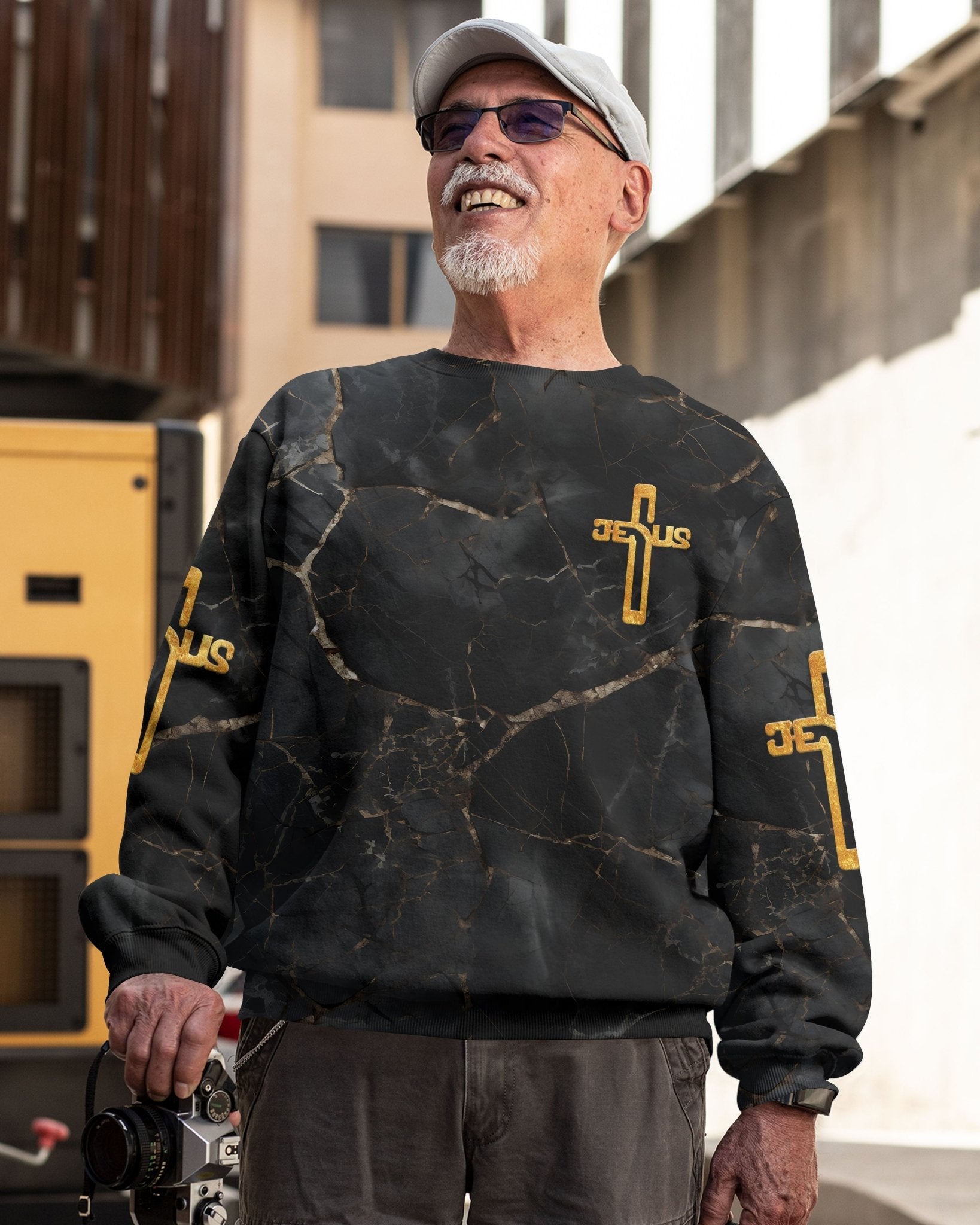 Death Could Not Hold Him All Over Print Sweater