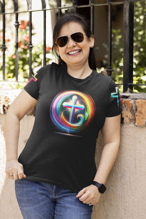 Rooted In Christ Jesus Is Light All Over Print T-shirt