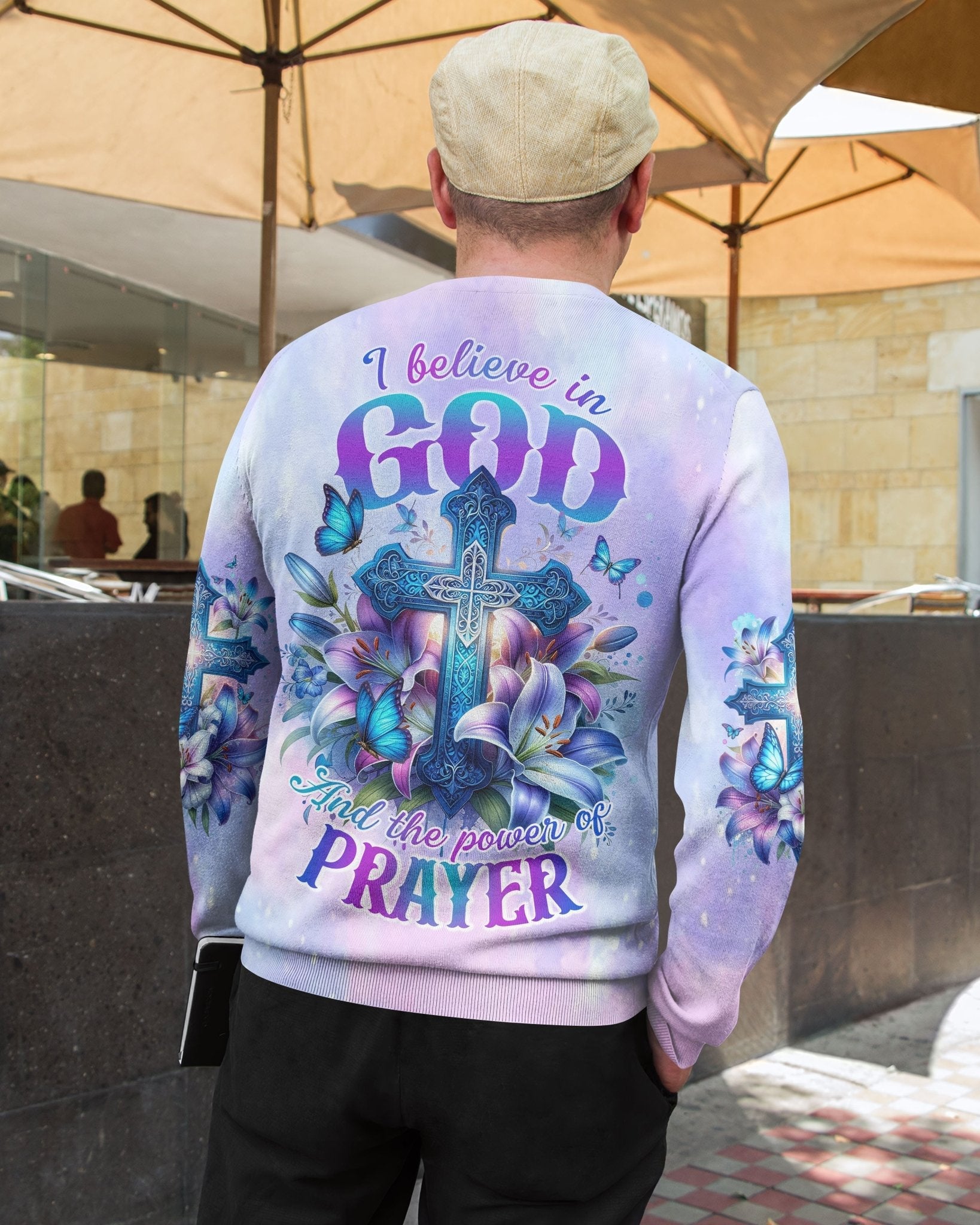 God And The Power Of Prayer All Over Print Sweater