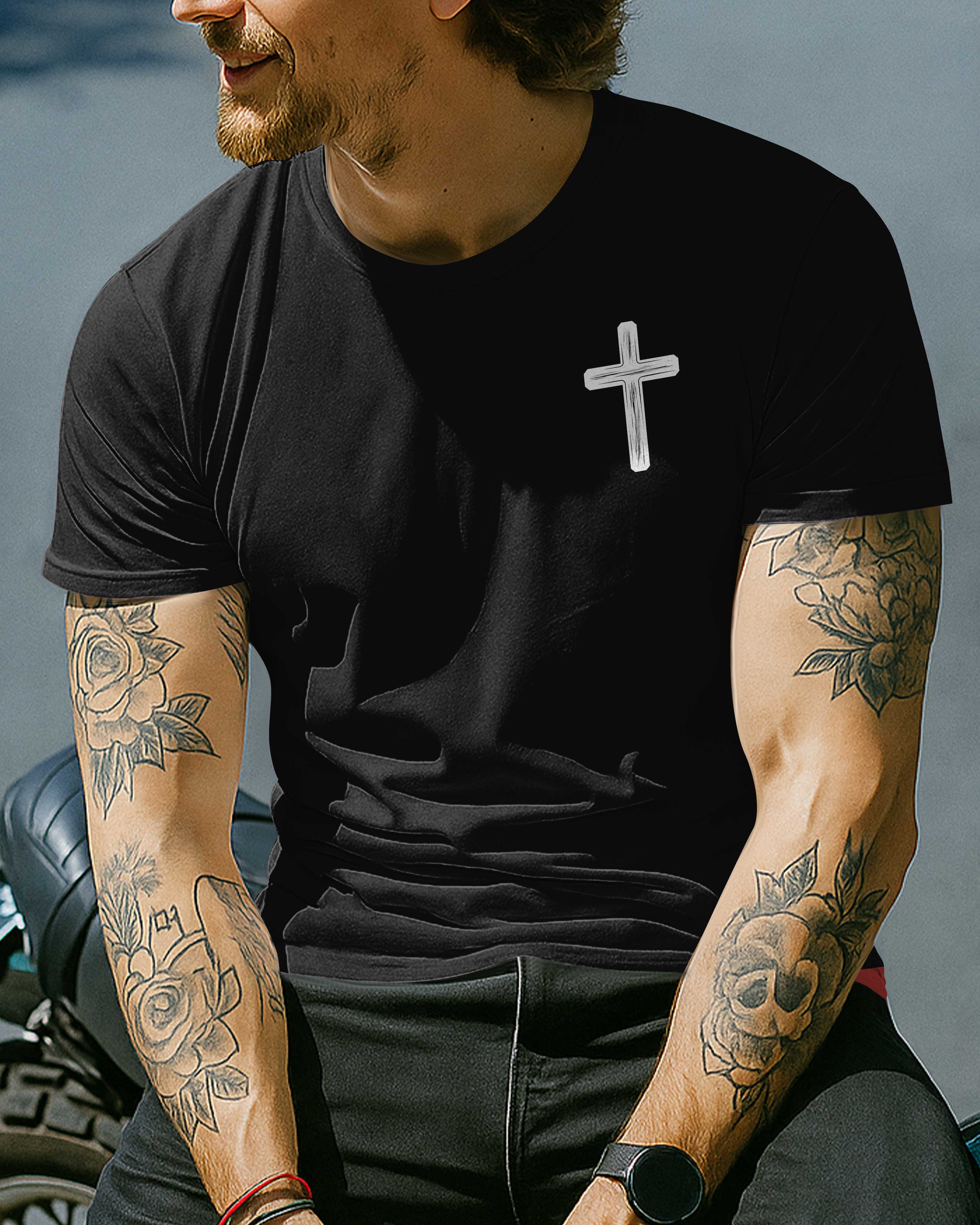 Blessed Are The Bikers Who Ride In His Name T-Shirt