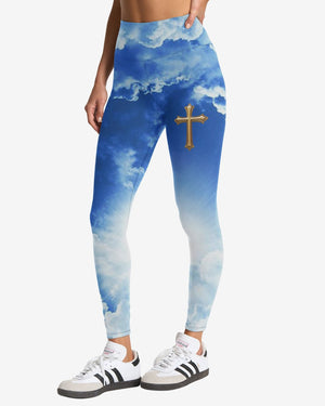 I Am The Way The Truth The Life All Over Print Leggings