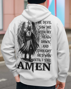 The Devil Saw Me With My Head Down And Thought He'd Won Until I Said Amen Shirts