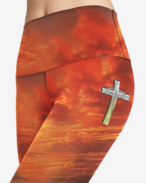 Trust In The Lord All Over Print Leggings