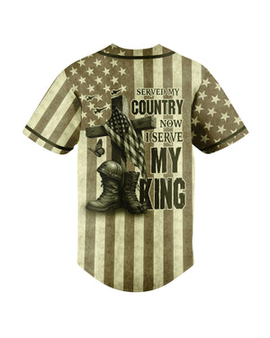 Served My Country Now I Serve My King Jersey