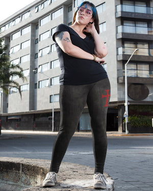 Let Your Faith Be Bigger Than Your Fear All Over Print Leggings