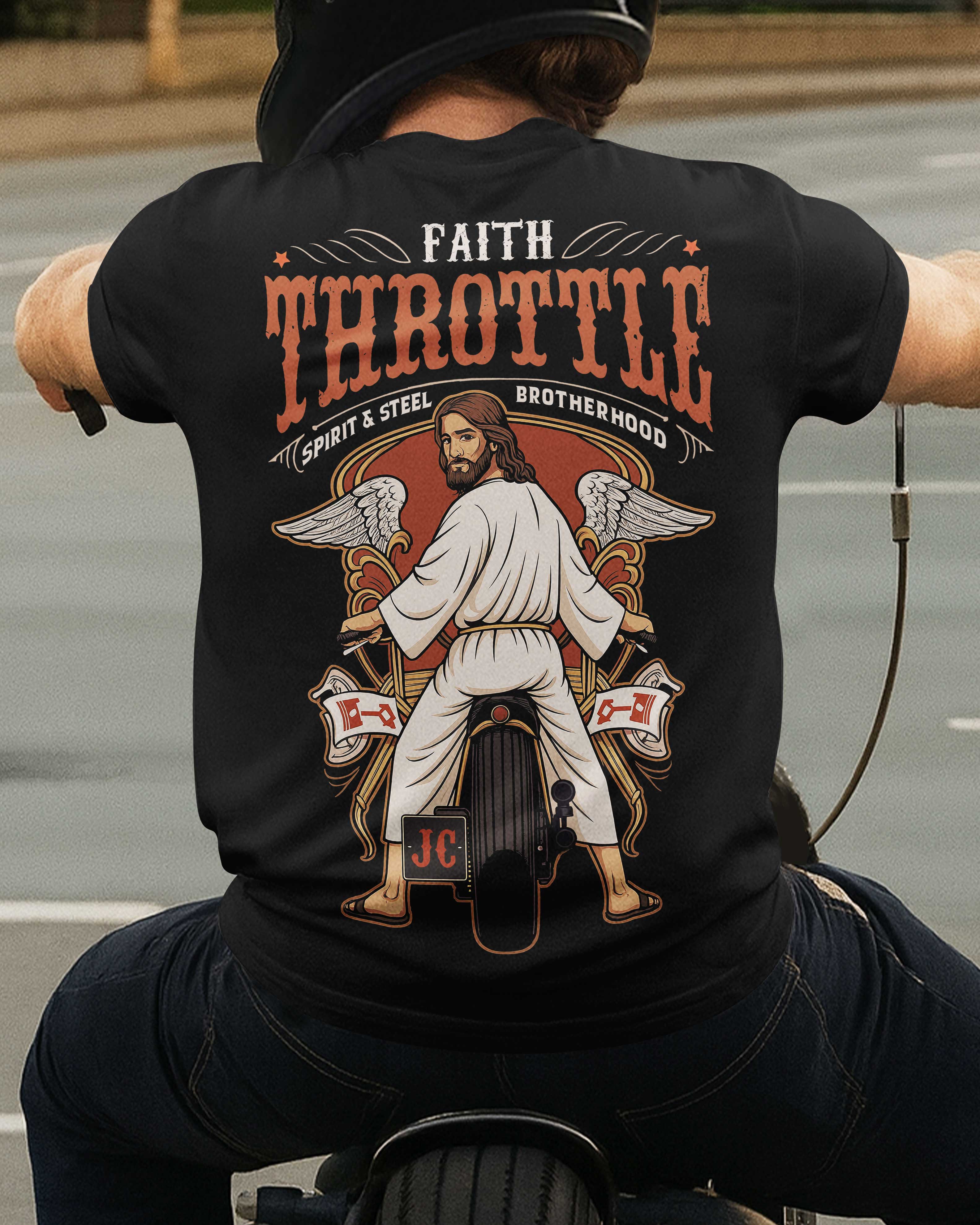 Faith Throttle All Over Print T-Shirt