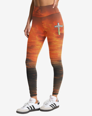 Trust In The Lord All Over Print Leggings