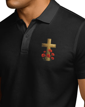 I Knelt To Pray All Over Print Polo